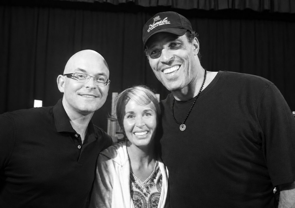 Gordon Smith with Tony and Sage Robbins during his year in the Platinum Partnership