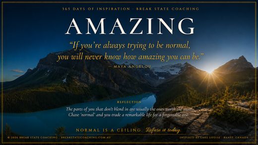 Daily motivational wallpaper preview — Amazing, Maya Angelou
